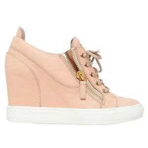 Giuseppe Zanotti Lorenz Zip-Front Wedge Sneakers